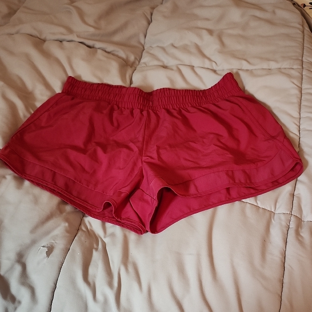 CRZ YOGA Women's Athletic Shorts in Vibrant Pink